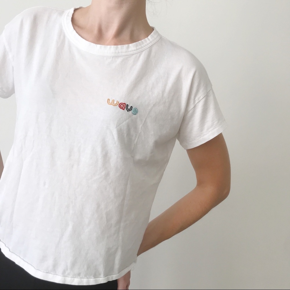 Lou & Grey • 100% Cotton Embroidered Tee